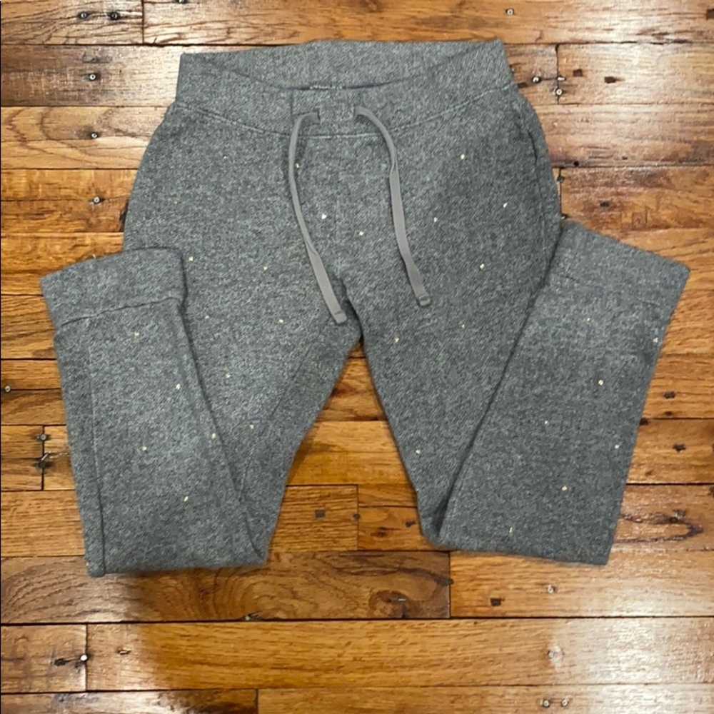 girls grey sweat pants